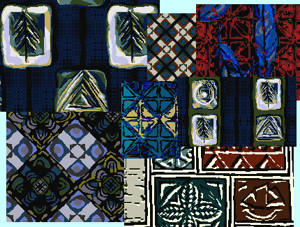 Batik collage